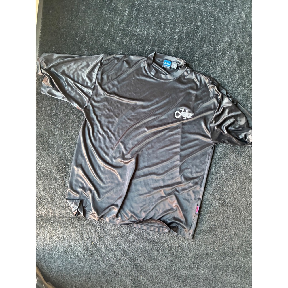 Joker Brand Original 77 USA Black Satin Finish Shirt Mens 2XL Streetwear Y2K